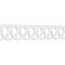Ekena Millwork Meridian Architectural Grade PVC Running Trim, 8"H x 5/8"P x 48"L RUNP08X0625X48MRI - alternate 1